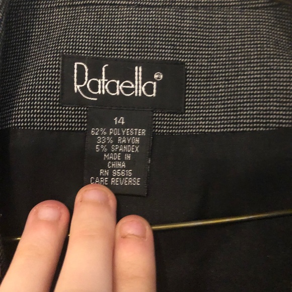 Rafella blazer- black & grey striped! - Picture 2 of 4